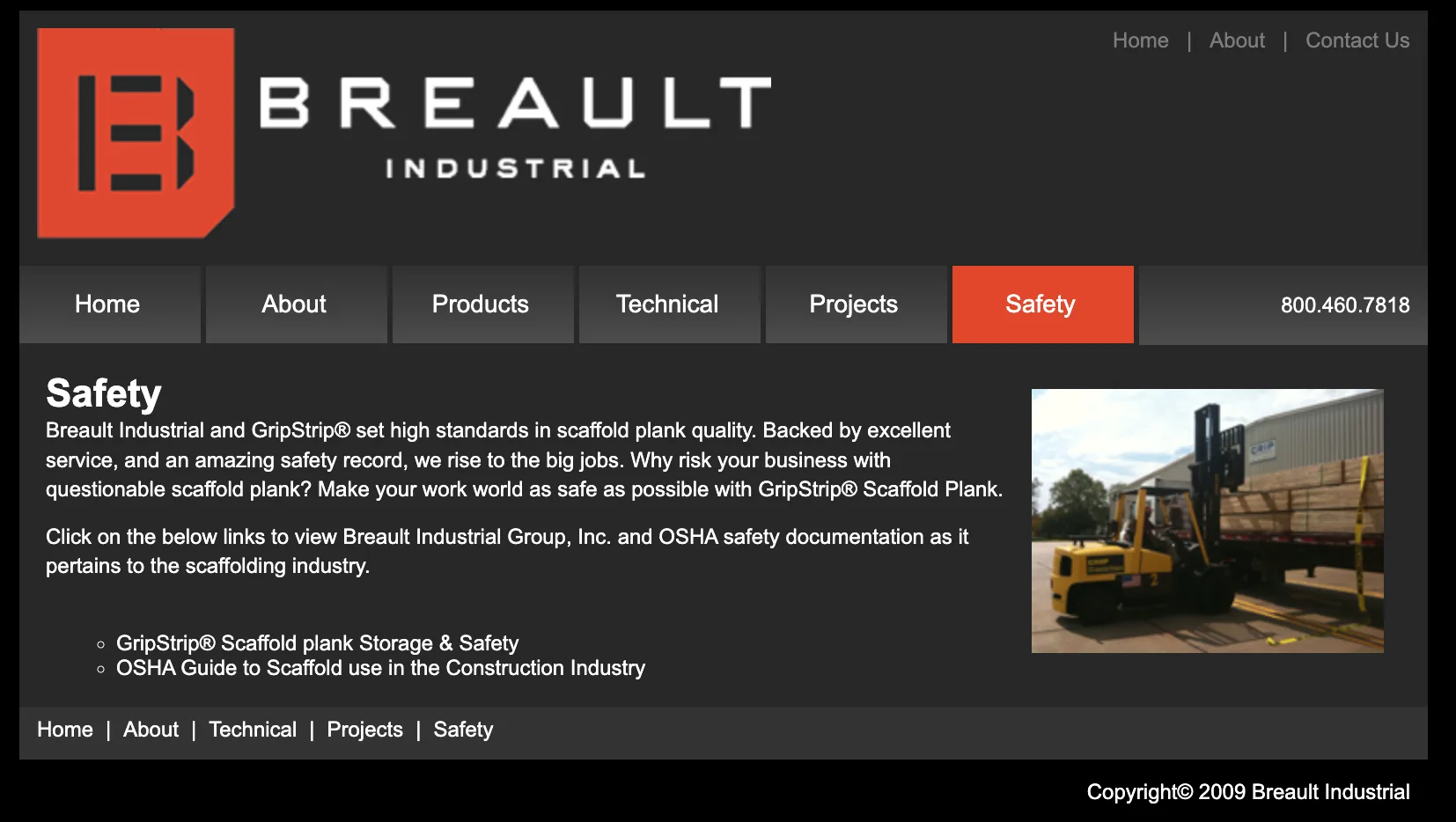 Breault Industrial Group Safety & Compliance — before