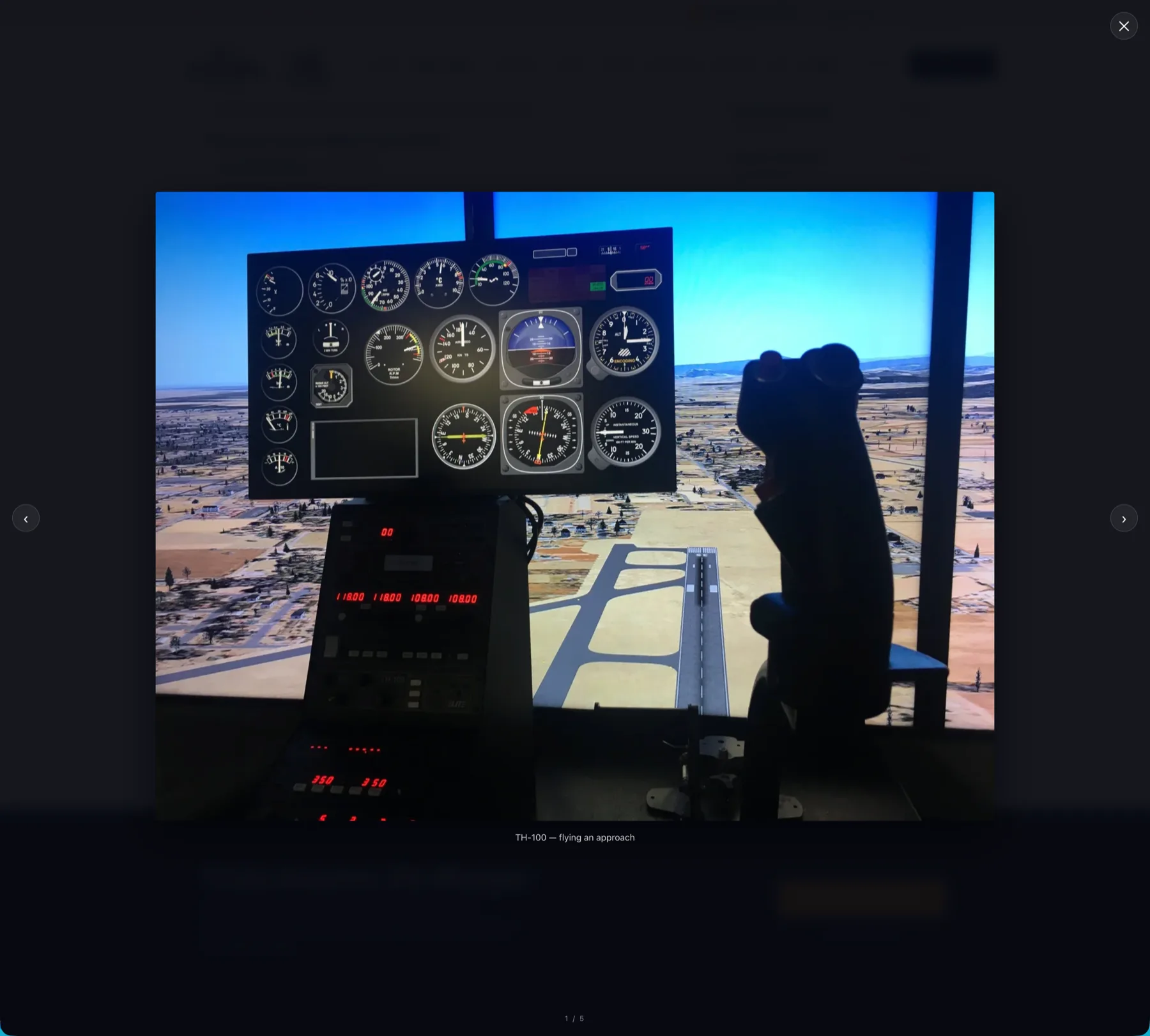 A polished image gallery showcases the fleet, the field, and the experience of flying out of KMMV.