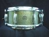 60’s Vintage Gretsch Green Sparkle Snare Drum