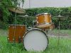60’s Vintage Japanese Gold Sparkle Drumset Kit