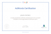 Jason Officially Google Advertising Certified