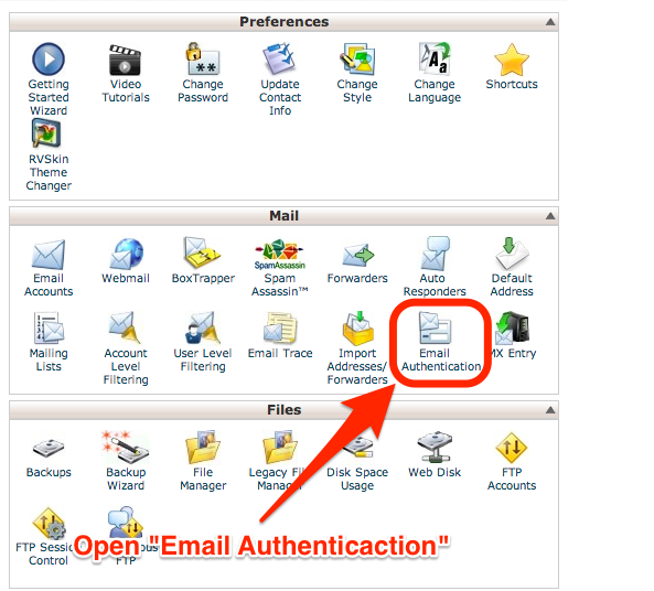 Email Authentication Settings in WordPress