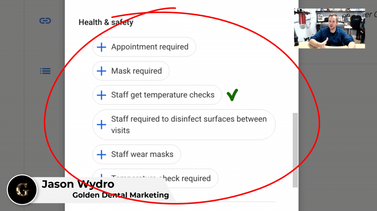 New Google DDS Office COVID-19 Settings For New Potential Patient Decisions | Golden Dental Marketing | Ep. 243