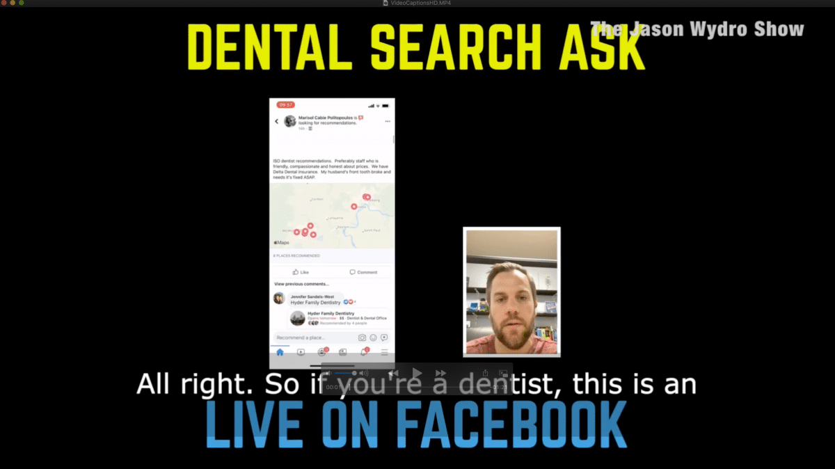 Thousands of Dental Inquiries and Referrals From Facebook | The Jason Wydro Show | Ep. 103